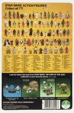 STAR WARS: RETURN OF THE JEDI (1983) - AT-ST DRIVER 77 BACK-A CARDED ACTION FIGURE.