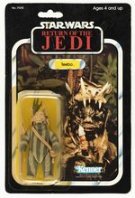 STAR WARS: RETURN OF THE JEDI (1983) - TEEBO 77 BACK-A CARDED ACTION FIGURE.