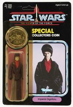 STAR WARS: THE POWER OF THE FORCE (1984) - IMPERIAL DIGNITARY 92 BACK CARDED ACTION FIGURE.