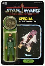 STAR WARS: THE POWER OF THE FORCE (1984) - A-WING PILOT 92 BACK CARDED ACTION FIGURE.