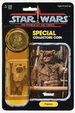 STAR WARS: THE POWER OF THE FORCE (1984) - PAPLOO 92 BACK CARDED ACTION FIGURE.