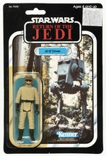 STAR WARS: RETURN OF THE JEDI (1983) - AT-ST DRIVER 77 BACK-A CARDED ACTION FIGURE.