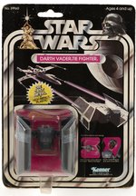 STAR WARS (1978) - DARTH VADER TIE FIGHTER DIE-CAST 21 BACK VEHICLE ON CARD.