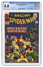 AMAZING SPIDER-MAN #27 AUGUST 1965 CGC 4.0 VG.