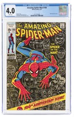 AMAZING SPIDER-MAN #100 SEPTEMBER 1971 CGC 4.0 VG.