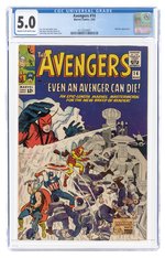 AVENGERS #14 MARCH 1965 CGC 5.0 VG/FINE.