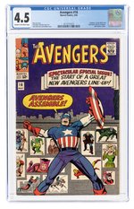 AVENGERS #16 MAY 1965 CGC 4.5 VG+ (HAWKEYE, SCARLET WITCH & QUICKSILVER JOIN AVENGERS).