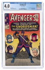 AVENGERS #19 AUGUST 1965 CGC 4.0 VG (FIRST SWORDSMAN).