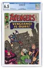 AVENGERS #20 SEPTEMBER 1965 CGC 6.5 FINE+.