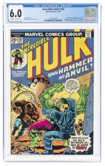 INCREDIBLE HULK #182 DECEMBER 1974 CGC 6.0 FINE.