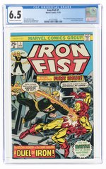 IRON FIST #1 NOVEMBER 1975 CGC 6.5 FINE+.