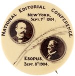 PARKER & DAVIS "NATIONAL EDITORIAL CONFERENCE" JUGATE BUTTON HAKE #5.