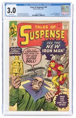 TALES OF SUSPENSE #48 DECEMBER 1963 CGC 3.5 GOOD/VG (FIRST RED & GOLD ARMOR).