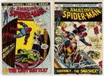 AMAZING SPIDER-MAN BRONZE AGE LOT OF SIX COMIC ISSUES.