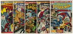 AMAZING SPIDER-MAN BRONZE AGE LOT OF SEVEN COMIC ISSUES (FIRST HARRY OSBORNE AS GREEN GOBLIN).