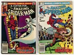 AMAZING SPIDER-MAN BRONZE AND COPPER AGE LOT OF 33 COMIC ISSUES (FIRST SILVER SABLE).