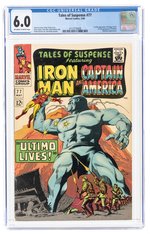 TALES OF SUSPENSE #77 MAY 1966 CGC 6.0 FINE (FIRST FULL PEGGY CARTER & ULTIMO).