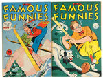 “FAMOUS FUNNIES” COMIC BOOK LOT.