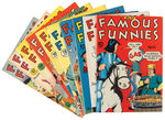 “FAMOUS FUNNIES” COMIC BOOK LOT.