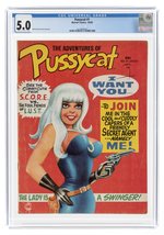 PUSSYCAT #1 OCTOBER 1968 CGC 5.0 VG/FINE.