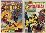 AMAZING SPIDER-MAN ANNUALS BRONZE AND COPPER LOT OF SEVEN COMIC ISSUES.