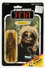 STAR WARS: RETURN OF THE JEDI (1983) - CHEWBACCA 65 BACK-C CARDED ACTION FIGURE.