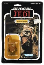 STAR WARS: RETURN OF THE JEDI (1983) - WICKET W. WARRICK 77 BACK-A CARDED ACTION FIGURE.