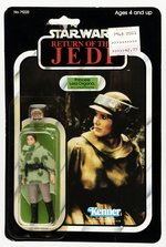 STAR WARS: RETURN OF THE JEDI (1983) - PRINCESS LEIA ORGANA (BATTLE PONCHO) 77 BACK-A CARDED ACTION FIGURE.