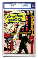 ADVENTURE COMICS #118 JULY 1947 DOUBLE COVER, 1ST CGC 9.0, 2ND CGC 9.4 CREAM TO OFF WHITE “D” COPY.