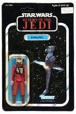 STAR WARS: RETURN OF THE JEDI (1983) - B-WING PILOT 77 BACK-A CARDED ACTION FIGURE.