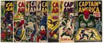 CAPTAIN AMERICA SILVER AGE LOT OF 30 COMIC ISSUES (SECOND FALCON).