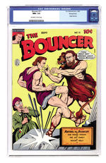 THE BOUNCER #11 SEPTEMBER 1944 CGC 9.6 OFF-WHITE TO WHITE PAGES PENNSYLVANIA COPY.