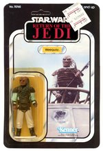 STAR WARS: RETURN OF THE JEDI (1983) - WEEQUAY 65 BACK-B CARDED ACTION FIGURE.