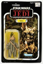 STAR WARS: RETURN OF THE JEDI (1983) - TEEBO 77 BACK-A CARDED ACTION FIGURE.