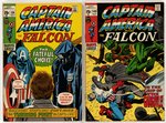 CAPTAIN AMERICA BRONZE AGE LOT OF 39 COMIC ISSUES.