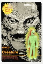 REMCO UNIVERSAL CITY STUDIO'S CREATURE FROM THE BLACK LAGOON GLOW VERSION CARDED ACTION FIGURE.