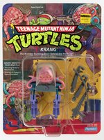 TEENAGE MUTANT NINJA TURTLES KRANG FIGURE 14 BACK CARDED ACTION FIGURE.