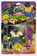 TEENAGE MUTANT NINJA TURTLES LEO AS THE WOLFMAN CARDED ACTION FIGURE.