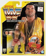 HASBRO WWF RAZOR RAMON CARDED ACTION FIGURE.