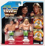 HASBRO WWF MARTY JANNETTY & SHAWN MICHAELS (ROCKERS) CARDED ACTION FIGURES.