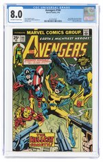 AVENGERS #144 FEBRUARY 1976 CGC 8.0 VF (PATSY WALKER BECOMES HELLCAT).