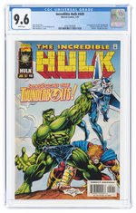 INCREDIBLE HULK #449 JANUARY 1997 CGC 9.6 NM+ (FIRST THUNDERBOLTS).