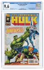 INCREDIBLE HULK #449 JANUARY 1997 CGC 9.6 NM+ (FIRST THUNDERBOLTS).