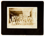 CIRCA 1915 “BY-GOSH SELDOM FED MINSTRELS 50 HOME GROWN KIDDIES 50"  REAL PHOTO.