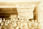 CIRCA 1915 “BY-GOSH SELDOM FED MINSTRELS 50 HOME GROWN KIDDIES 50"  REAL PHOTO.