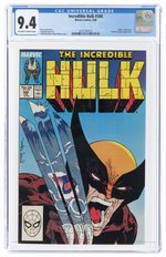 INCREDIBLE HULK #340 FEBRUARY 1988 CGC 9.4 NM (INCREDIBLE HULK VS. WOLVERINE).