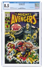 AVENGERS #67 AUGUST 1969 CGC 8.5 VF+.