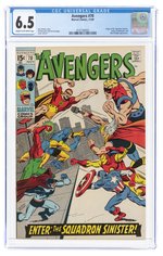 AVENGERS #70 NOVEMBER 1969 CGC 6.5 FINE +.