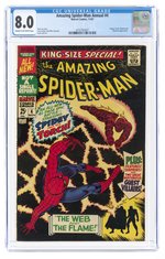 AMAZING SPIDER-MAN ANNUAL #4 NOVEMBER 1967 CGC 8.0 VF.