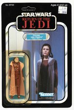 STAR WARS: RETURN OF THE JEDI (1983) - PRINCESS LEIA ORGANA (BESPIN GOWN) 77 BACK-A CARDED ACTION FIGURE.